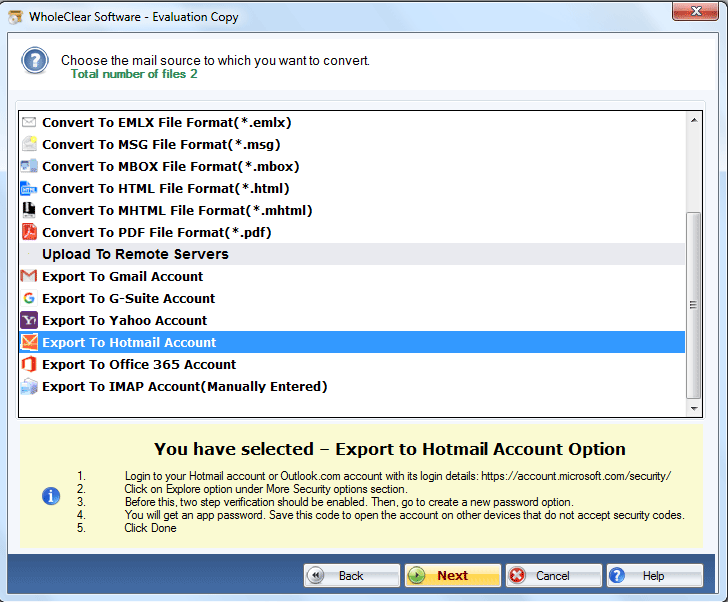 import contacts to hotmail