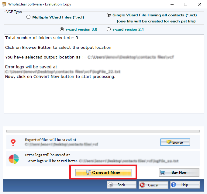 How To Get All Outlook Contacts In Vcard File Format